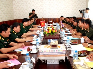 ເພີ່ມທະວີການຮ່ວມມືລະຫວ່າງກອງທັບປະຊາຊົນສອງປະເທດຫວຽດນາມ - ລາວ