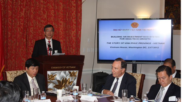 ແຂວງ ຫວິງຟຸກ ຍູ້ແຮງການສົ່ງເສີມການລົງທຶນຢູ່ ອາເມລິກາ