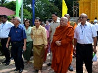 ຮອງນາຍົກລັດຖະມົນຕີລາຊະອານາຈັກກຳປູເຈຍ ຢ້ຽມຢາມແຂວງ ກຽນຢາງ