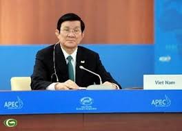 ການເຄື່ອນໄຫວຂອງທ່ານປະທານປະເທດ Truong Tan Sang ທີ່ກອງປະຊຸມສຸດຍອດ APEC