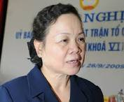 ທ່ານນາງ Ha Thi Khiet ເຮັດວຽກຢູ່ແຂວງ Quang Ngai