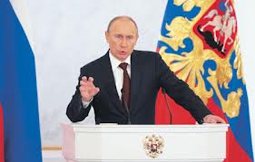 ປະທານາທິບໍດີ Putin ອ່ານສານສະຫະພັນ ປີ 2012