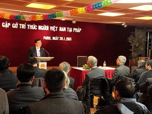 ການພົບປະສ້າງສັນລະຫວ່າງນັກ ປັນຍາຊົນເປັນຊາວຫວຽດນາມ ອາໄສຢູ່ຝະລັ່ງ