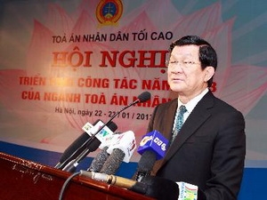 ຂະແໜງສານປະຊາຊົນຜັນຂະຫຍາຍໜ້າທີ່ປີ 2013