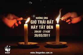 ຫວຽດນາມຕອບສະໜອງ ຂະບວນການ “ມອດໄຟ 1 ຊົ່ວໂມງເພື່ອຫນ່ວຍໂລກ“ ປີ 2013