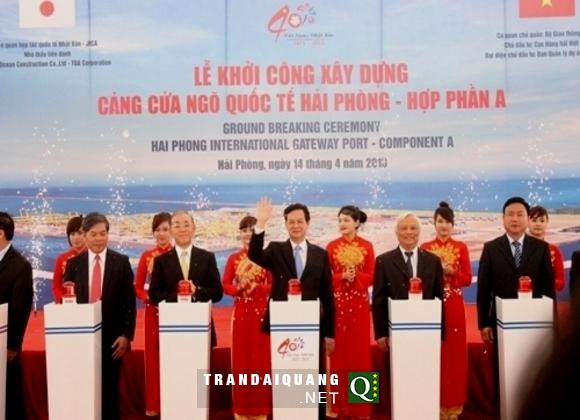 ທ່ານຫງວຽນເຕີນຢູງ ອອກຄຳສັ່ງເລິ່ມລົງມື ກໍ່ສ້າງທ່າກຳປັ່ນ ສາກົນຫາຍຟ່ອງ