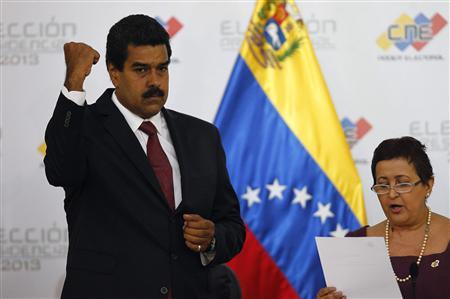 ທ່ານ Nicolas Maduro ໄດ້ຮັບການເລືອກຕັ້ງ ເປັນປະທານາທິບໍດີ ເວນຊູເອລາ