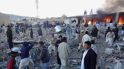 ການວາງລະເບີດນອງເລືອດກ່ອນການ ເລືອກຕັ້ງຢູ່ປາກີສະຖານ