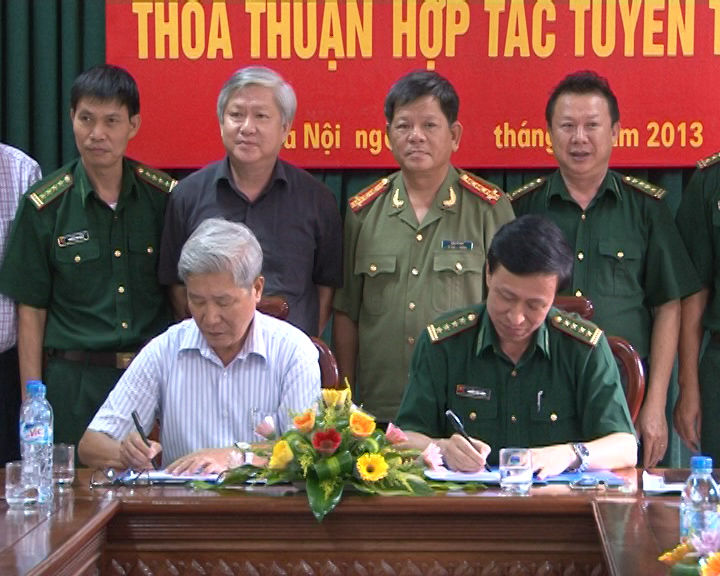 ເຊັນຂໍ້ຕົກລົງຮ່ວມມືໂຄສະນາກ່ຽວກັບເຂດທະເລໝູ່ເກາະຊາຍແດນ