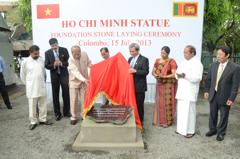 ເລີ່ມລົງມືກໍ່ສ້າງອະນຸ ສາວະລີປະທານ ໂຮ່ຈິມິນຢູ່ສີລັງກາ