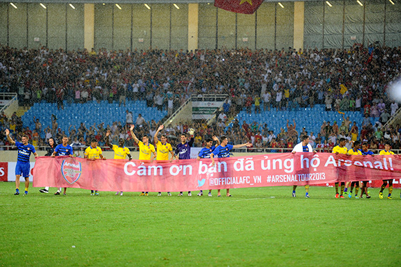 ການແຂ່ງຂັນບານເຕະມິດຕະພາບ ລະຫວ່າງ Arsenal - Viet Nam