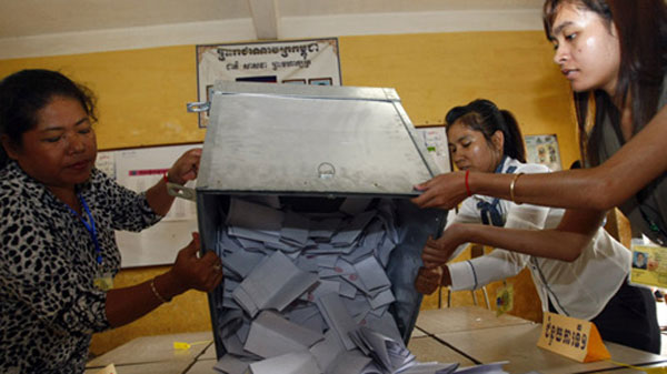 ກຳປູເຈຍ ຄາດຄະເນຈຸດເວລາປະກາດໝາກຜົນຂອງການເລືອກຕັ້ງຢ່າງເປັນທາງການ