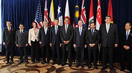 ອັດກອງປະຊຸມລັດຖະມົນຕີ 12 ປະເທດເຂົ້າຮ່ວມການເຈລະຈາ TPP ຄັ້ງທີ 19