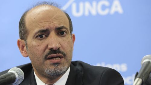 ທ່ານເລຂາທິການໃຫຍ່ສະຫະປະຊາຊາດ ຕ້ອນຮັບການນຳຝ່າຍຄ້ານຊີຣີ