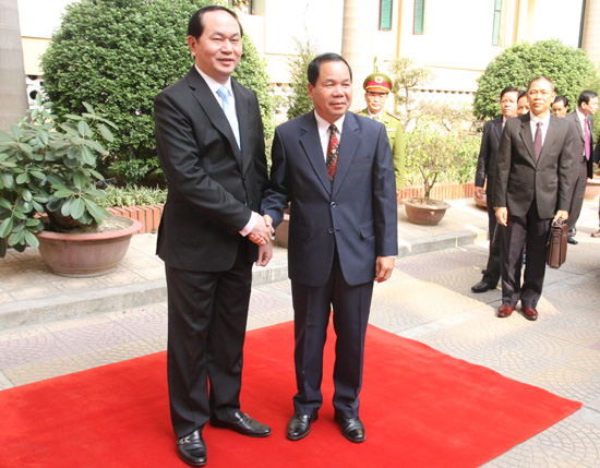 ກະຊວງຕຳຫລວດຫວຽດນາມເຮັດວຽກກັບກະຊວງປ້ອງກັນຄວາມສະຫງົບລາວ