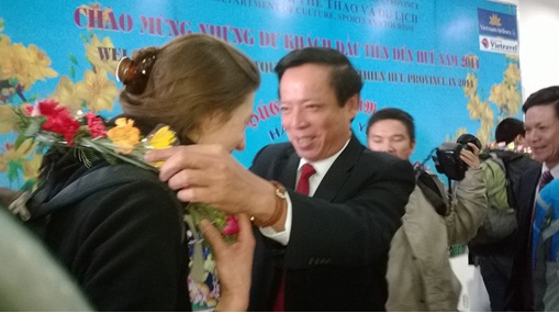 ມີນັກທ່ອງທ່ຽວຕ່າງປະເທດເກືອບ3.500ຄົນມາຢ້ຽມຢາມກຸງເກົ່າເຫ້ວໃນມື້ຕົ້ນປີໃຫມ່