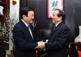 ປະທານປະເທດ ເຈືອງເຕີນຊາງ ອວຍພອນປີໃໝ່ ນັກສິລະປິນ, ປັນຍາຊົນ