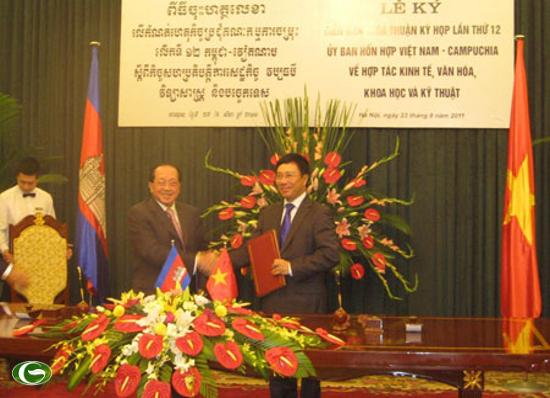 ຫວຽດນາມ-ກຳປູເຈຍ ເພີ່ມທະວີການຮ່ວມມື ດ້ານເສດຖະກິດ, ວັດທະນະທຳ, ວິທະຍາສາດ