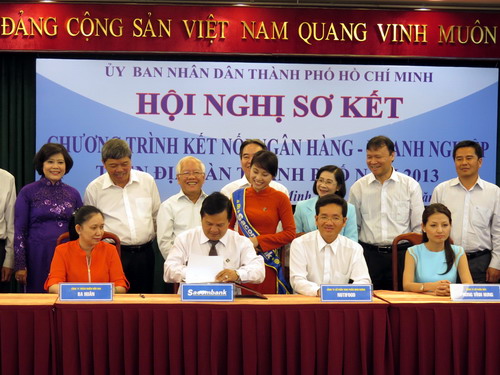 ນະຄອນໂຮຈີມິນຍູ້ແຮງ ໂຄງການເຊື່ອມຕໍ່ ທະນາຄານ-ວິສາຫະກິດ