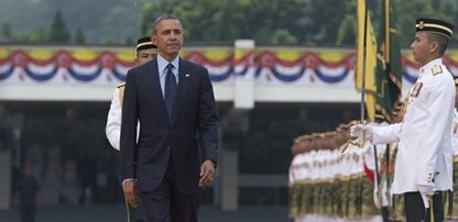 ປະທານາທິບໍດີອາເມລິກາ Barak Obama ຢ້ຽມຢາມມາເລເຊຍ