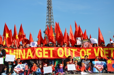 ຊາວຫວຽດນາມຢູ່ຕ່າງປະເທດ,ເພື່ອນມິດສາກົນສະໜັບສະໜູນຫວຽດນາມປົກປັກຮັກສາອະທິປະໄຕຢູ່ທະເລຕາເວັນອອກ