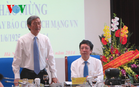 ສະເຫຼີມສະຫຼອງ 89 ປີແຫ່ງວັນສື່ມວນຊົນປະຕິວັດຫວຽດນາມ