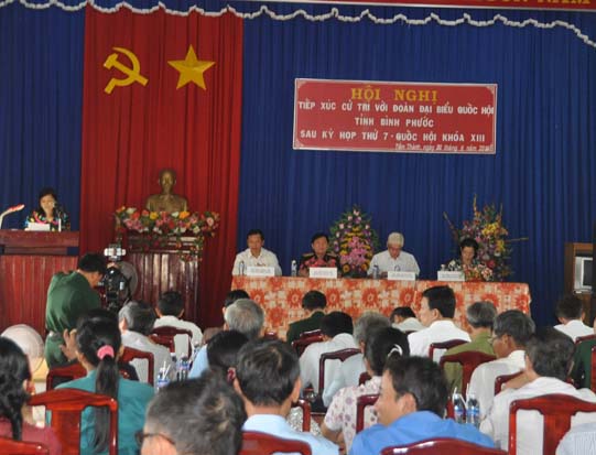 ສະມາຊິກສະພາແຫ່ງຊາດປະກາດບັນດາບັນຫາສຳຄັນຂອງປະເທດເຖິງຜູ້ມີສິດເລືອກຕັ້ງ