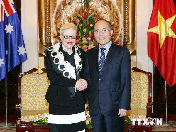 ການເຄື່ອນໄຫວຂອງປະທານສະພາຕຳ່ອົດສະຕາລີຢູ່ຫວຽດນາມ