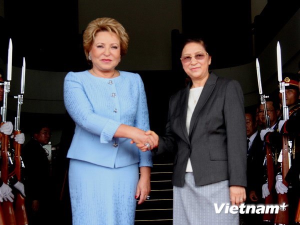 ປະທານສະພາສູງສະຫະພັນລັດເຊຍຢ້ຽມຢາມລາວ