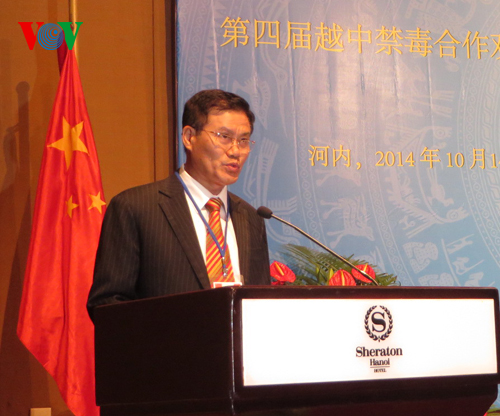 ກອງປະຊຸມສອງຝ່າຍຄັ້ງທີ4ກ່ຽວກັບການຮ່ວມມືປ້ອງກັນ,ຕ້ານຢາເສບຕິດລະຫວ່າງຫວຽດນາມ-ຈີນ