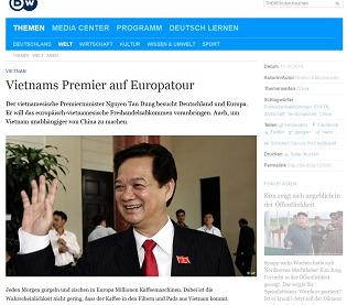 ທ່ານນາຍົກລັດຖະມົນຕີ ຫງວຽນເຕີນຢຸງ ເລີ່ມຕົ້ນ ການຢ້ຽມຢາມເຢຍລະມັນ ຢ່າງເປັນທາງການ