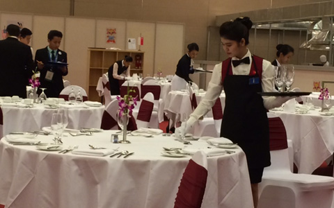 ບັນດານັກສອບເສັງໄດ້ສຳເລັດບົດເສັງໃນງານປະກວດສີມືແຮງງານອາຊຽນ