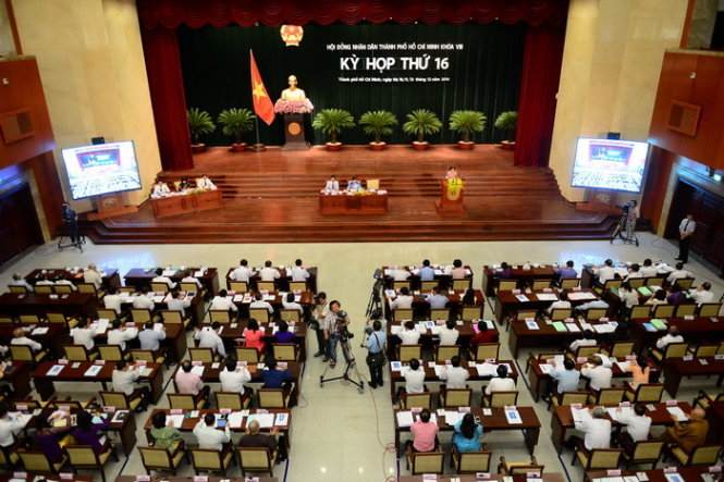 ໄຂວາລະປະຊຸມຄັ້ງທີ16ສະພາປະຊາຊົນນະຄອນໂຮ່ຈີມິນຊຸດທີ8