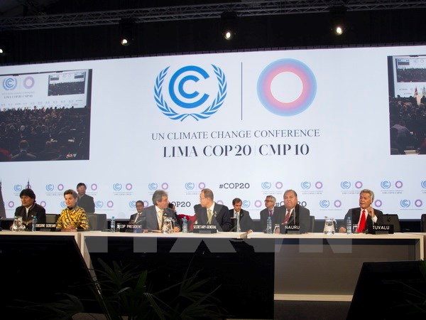 ຫວຽດນາມປະກອບສ່ວນຢ່າງຕັ້ງຫນ້າເຂົ້າໃນຜົນສຳເລັດຂອງກອງປະຊຸມCOP20