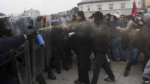 ການປະທະກັນເກີດຂຶ້ນຄືນໃໝ່ຢູ່Kosovo