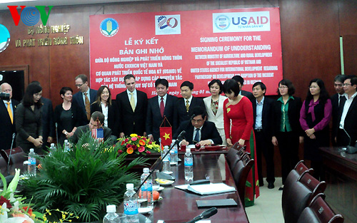 ເພີ່ມທະວີການຮ່ວມມືທາງດ້ານກະສິກຳລະຫວ່າງຫວຽດນາມແລະອາເມລິກາ