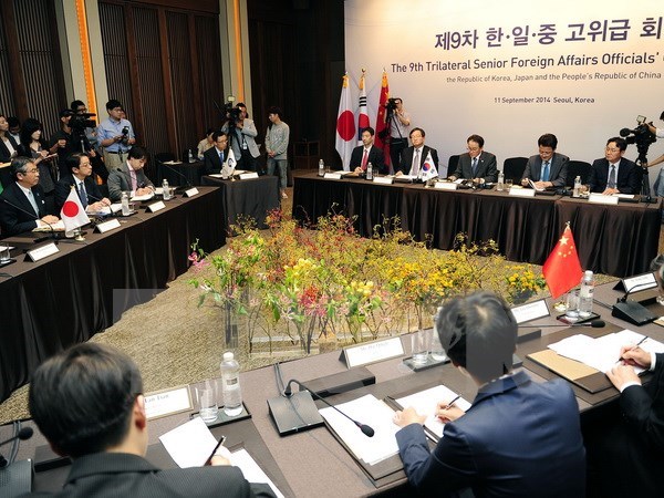 ສ.ເກົາຫຼີ-ຈີນ-ຍີ່ປຸ່ນເຈລະຈາທາງການທູດຂັ້ນສູງ