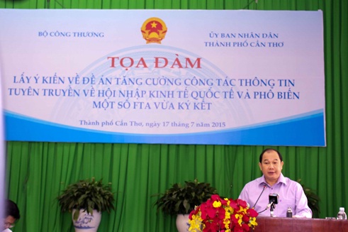 ໂຄສະນາການເຊື່ອມໂຍງກັບເສດຖະກິດສາກົນຕ້ອງມຸ້ງໄປສູ່ທ້ອງຖີ່ນແລະວິສາຫະກິດ