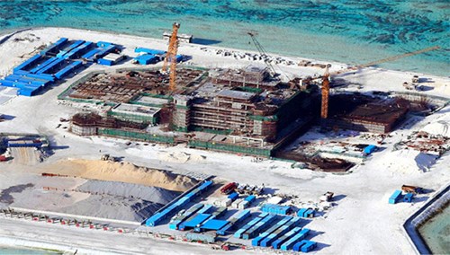 ອາເມລິກາກ່າວເຕືອນຈີນເພີ່ມທະວີການເຄື່ອນໄຫວກໍ່ສ້າງຢູ່ທະເລຕາເວັນອອກ