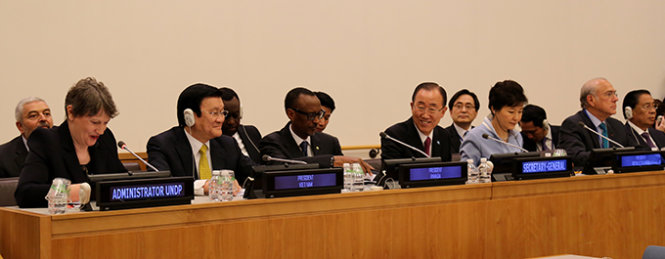 ທ່ານປະທານປະເທດເຈືອງເຕີນຊາງເຂົ້າຮ່ວມກອງປະຊຸມຂັ້ນສູງກ່ຽວກັບຮູບແບບການພັດທະນາຊົນນະບົດໃຫມ່