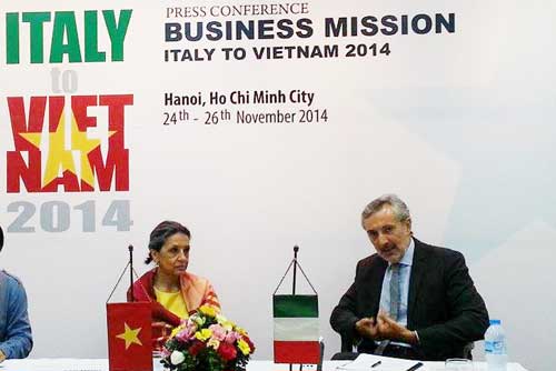 ຫວຽດນາມ-ອີຕາລີຮ່ວມມືໃນຂົງເຂດພາສີ