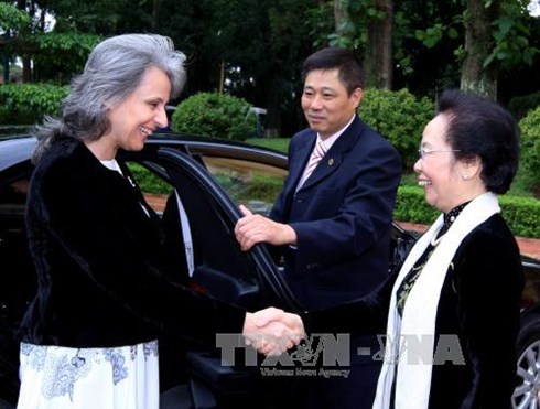 ຮອງປະທານປະເທດຫວຽດນາມ ຫງວຽນທິຢວານ ເຈລະຈາກັບຮອງປະທານາທິບໍດີ ບຸນກາຣີ