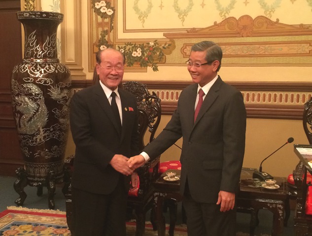 ການນຳນະຄອນໂຮ່ຈິມິນໃຫ້ການຕ້ອນຮັບຄະນະຜູ້ແທນອົງການໄອຍະການປະຊາຊົນສູງສຸດສປປ.ເກົາຫຼີ