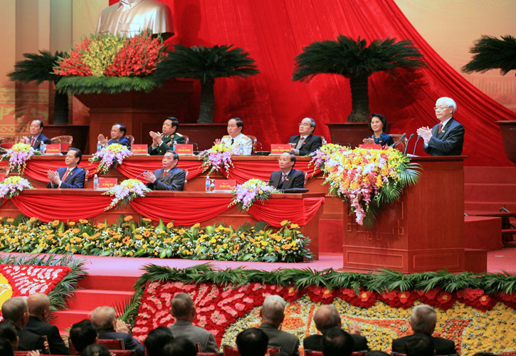 ອັດກອງປະຊຸມໃຫຍ່ຜູ້ແທນທົ່ວປະເທດຄັ້ງທີ12ຂອງພັກກອມມູນິດຫວຽດນາມ