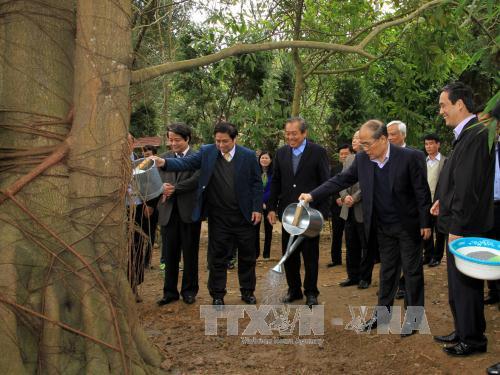 ປະທານສະພາແຫ່ງຊາດຫງວຽນຊິງຮູ່ງຖະຫວາຍທູບທຽນອາໄລຫາບັນດາເຈົ້າຊີວິດຮູ່ງ