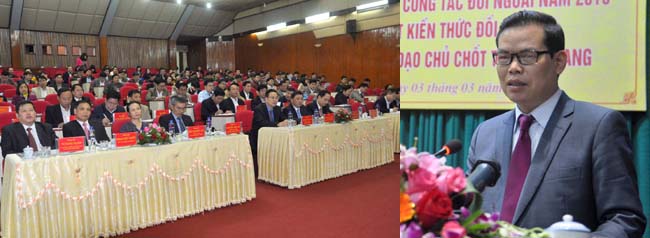 ຖືວຽກງານພົວພັນຕ່າງປະເທດແມ່ນໜ້າທີ່ຈຸດສຸມປະກອບສ່ວນຊຸກຍູ້ແຂວງຮ່າຢາງພັດທະນາ