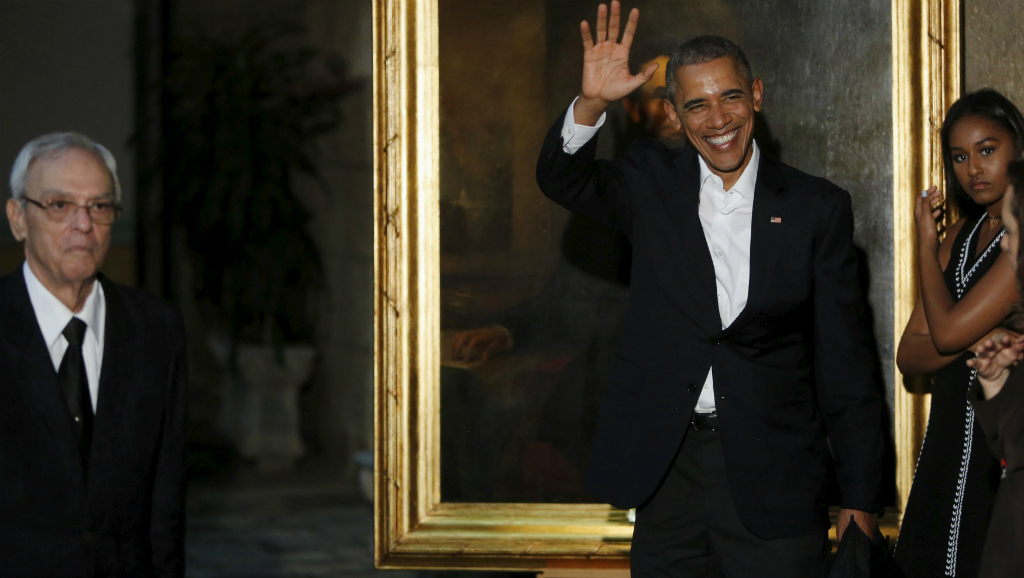 ປະທານາທິບໍດີອາເມລິກາເລີ່ມຕົ້ນການຢ້ຽມຢາມກູບາຢ່າງເປັນທາງການ