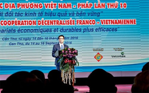 ອັດກອງປະຊຸມຮ່ວມມືລະຫວ່າງບັນດາທ້ອງຖິ່ນຫວຽດນາມ-ຝະລັ່ງຄັ້ງທີ 10